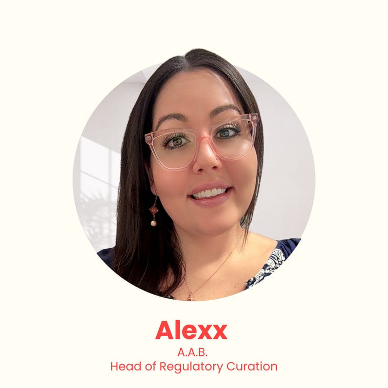 Alexx, A.A.B., Head of Regulatory Curation